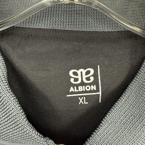 Albion Fit Women's Gray Gold Zipper Bomber Jacket Size XLarge - Picture 15 of 16